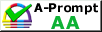 Icon: A-Prompt geprüft (Stufe 'AA')
